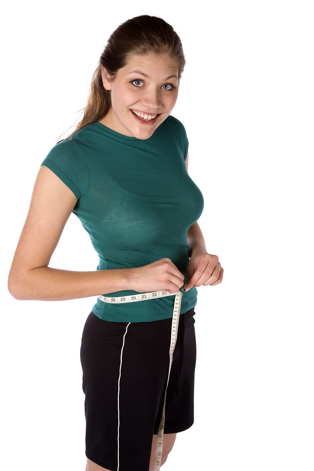 Woman Exicited About Measurement Woman Exicited About Measurement